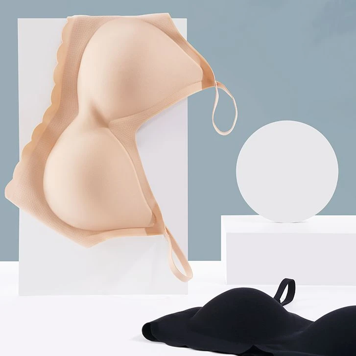 猫人正品官方吊带美背背心式无痕无钢圈小胸聚拢文胸罩运动内衣女