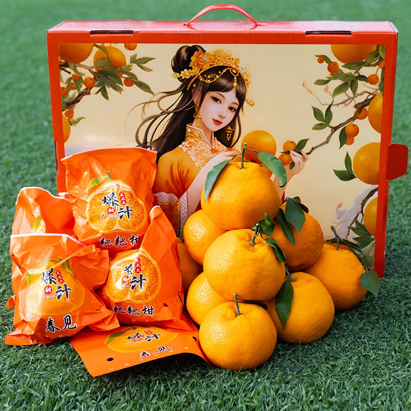 【手提礼盒L】四川春见耙耙柑新鲜水果现摘多汁约8斤整箱包邮