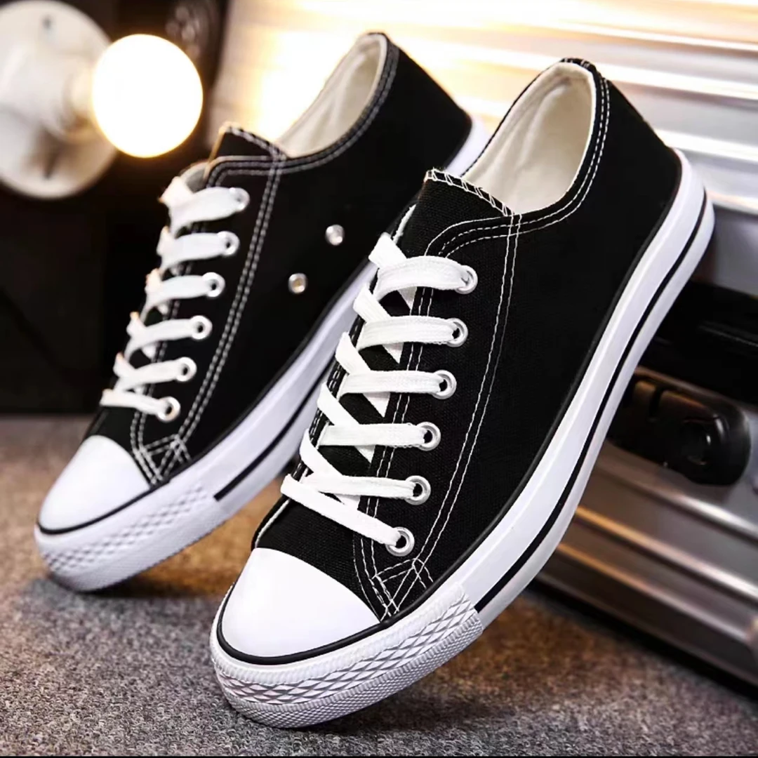 【撤柜】女-经典低帮帆布鞋 休闲百搭