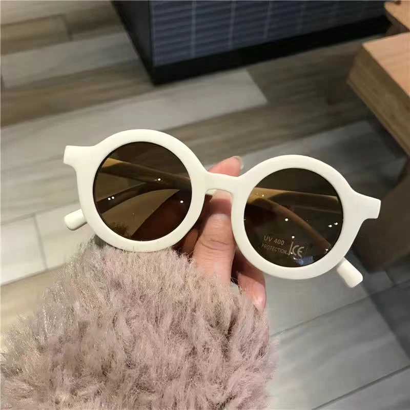 【男女宝宝儿童太阳镜】时尚个性百搭眼镜防紫外线帅气卡通圆形可爱