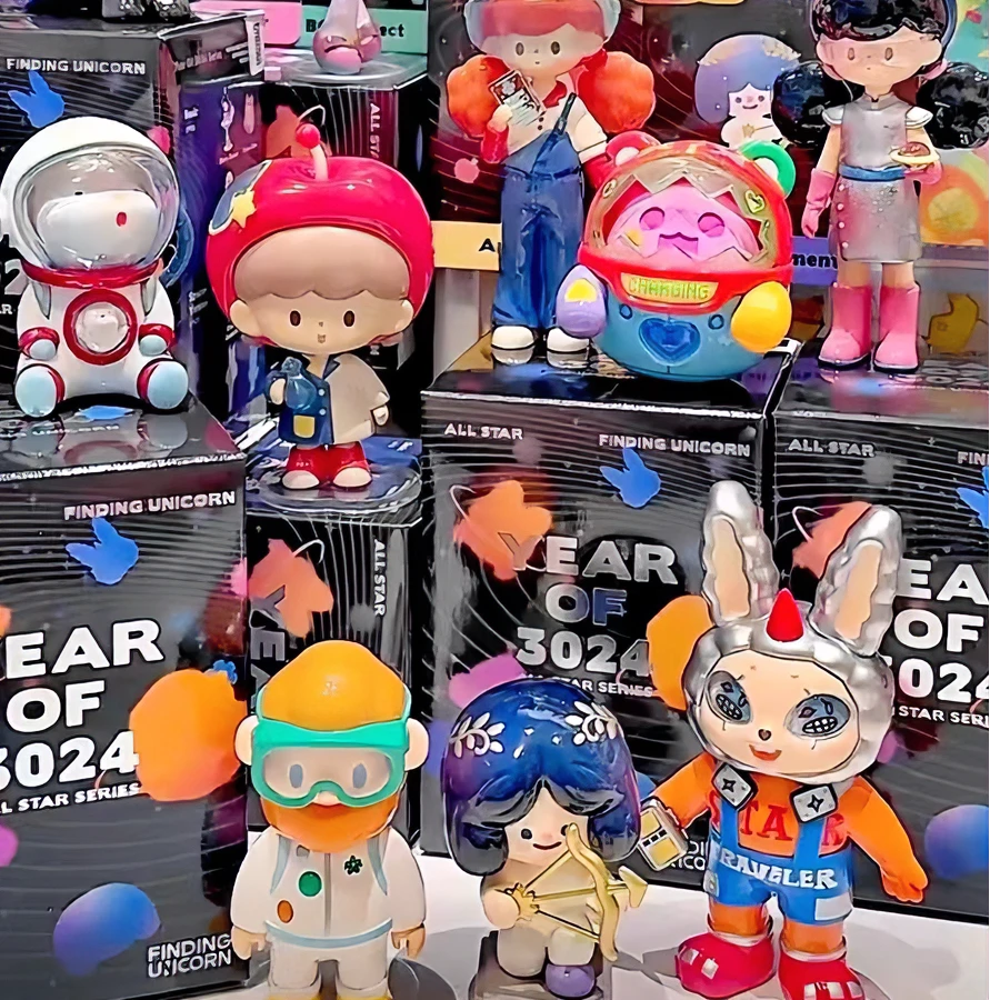 琪哆哆【拆盒】全明星3024盲盒潮玩公仔玩偶