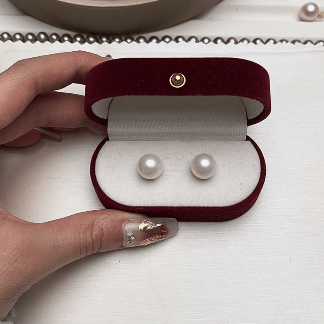 【闪购商品】淡水珍珠耳饰银S925镶嵌