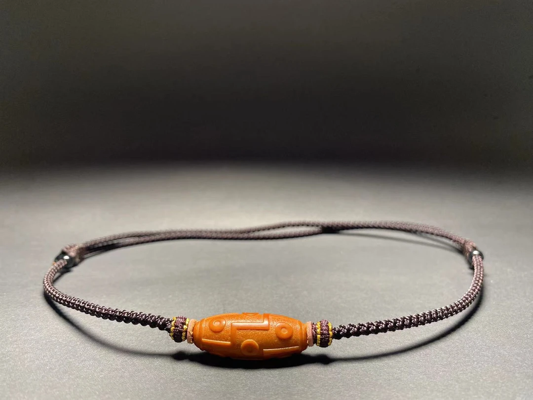 橄榄核雕 藏传脖挂佛珠