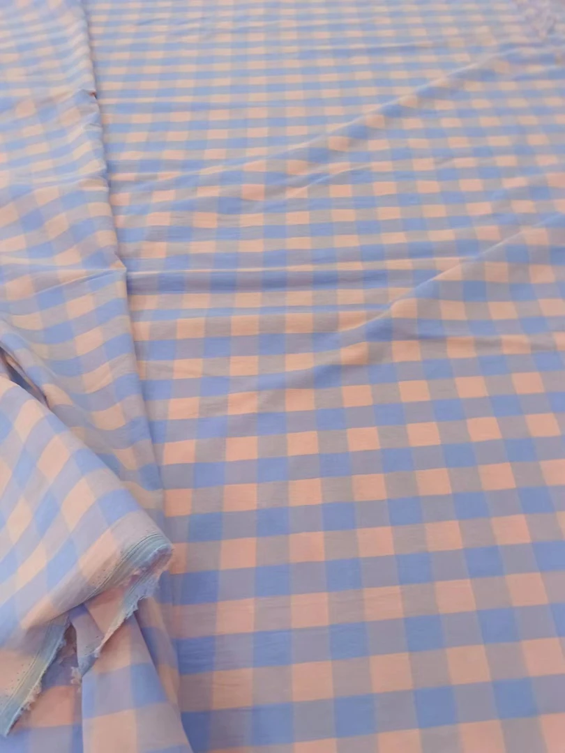 【布料】全棉色织水洗棉布料轻薄款【幅宽2.5】