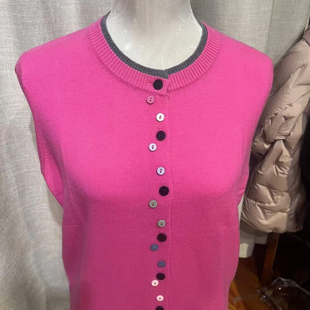 百分之百纯羊毛衫时尚简约开衫