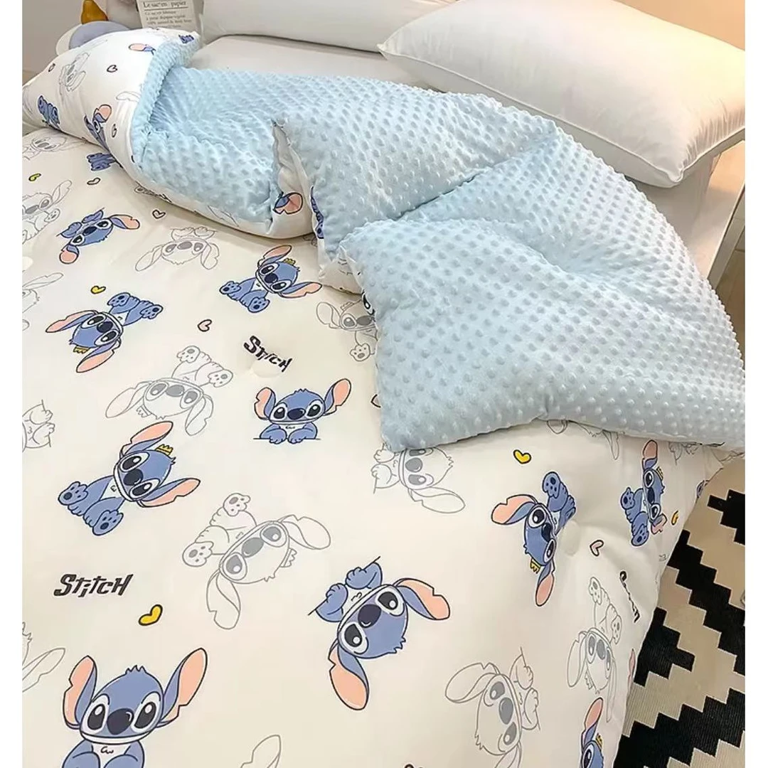 【歪歪精选】150*200cm卡通风秋冬季豆豆被  史迪仔！