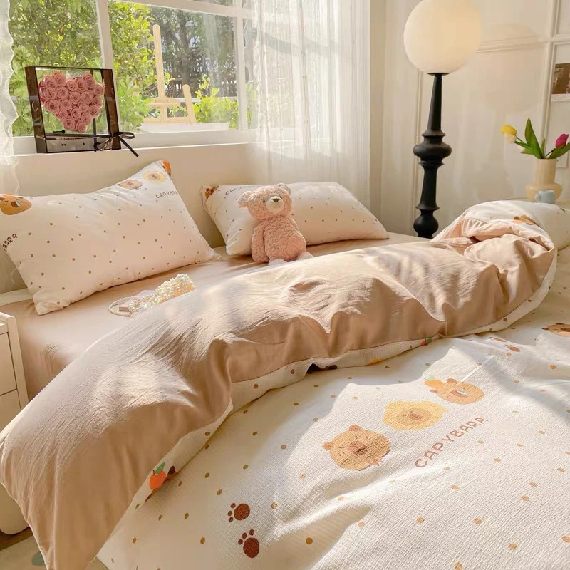 【歪歪精选】200*230cm亲肤柔软可爱卡通被子！波点卡皮