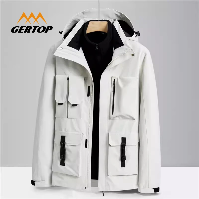 GERTOP山峰保暖户外休闲运动秋冬季冲锋衣