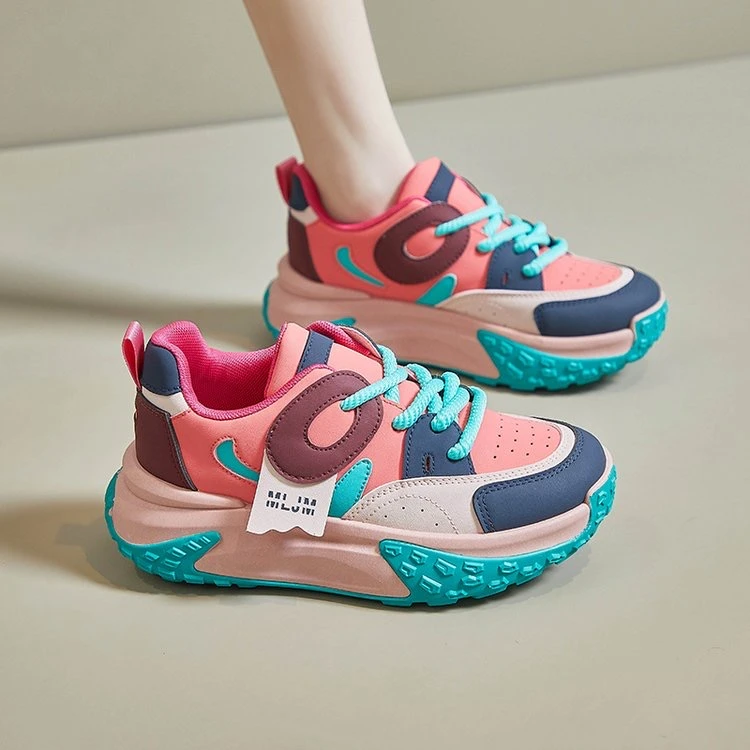 【轻奢定制】2024秋季新款炸街老爹鞋女款时尚潮流