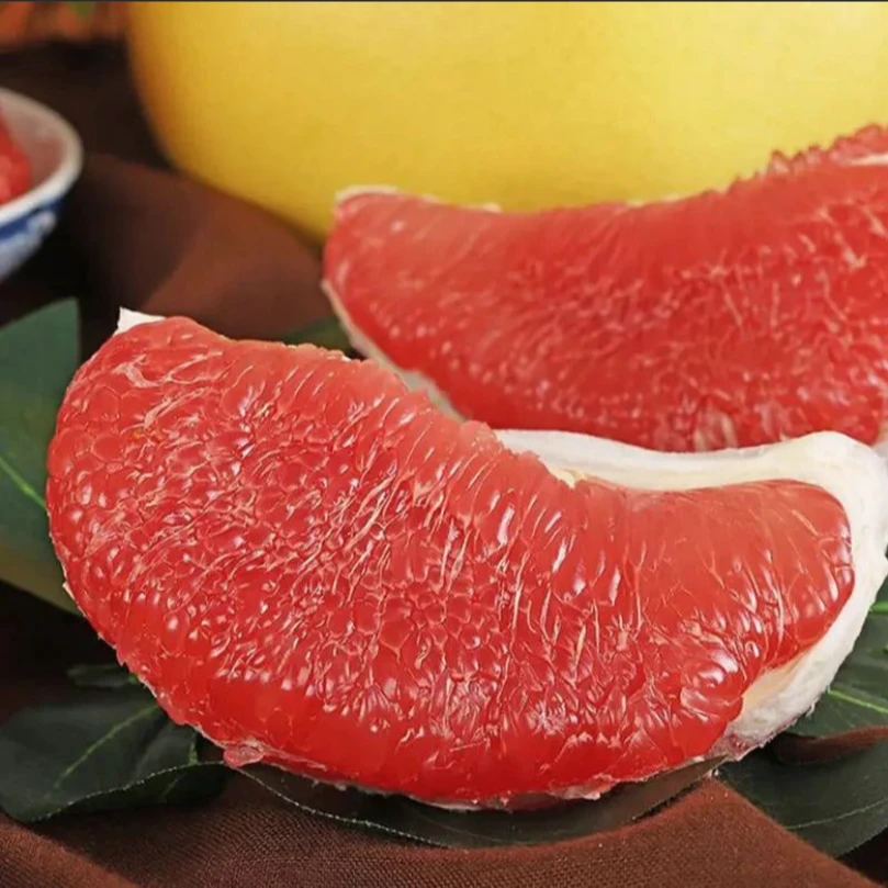 三红蜜柚酸甜多汁皮红肉红瓤红皮薄方便拨开坏果包赔