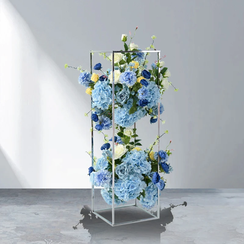 高颜值仿真花几何婚礼路引摆设酒吧店铺开业商城橱窗装饰摆件假花
