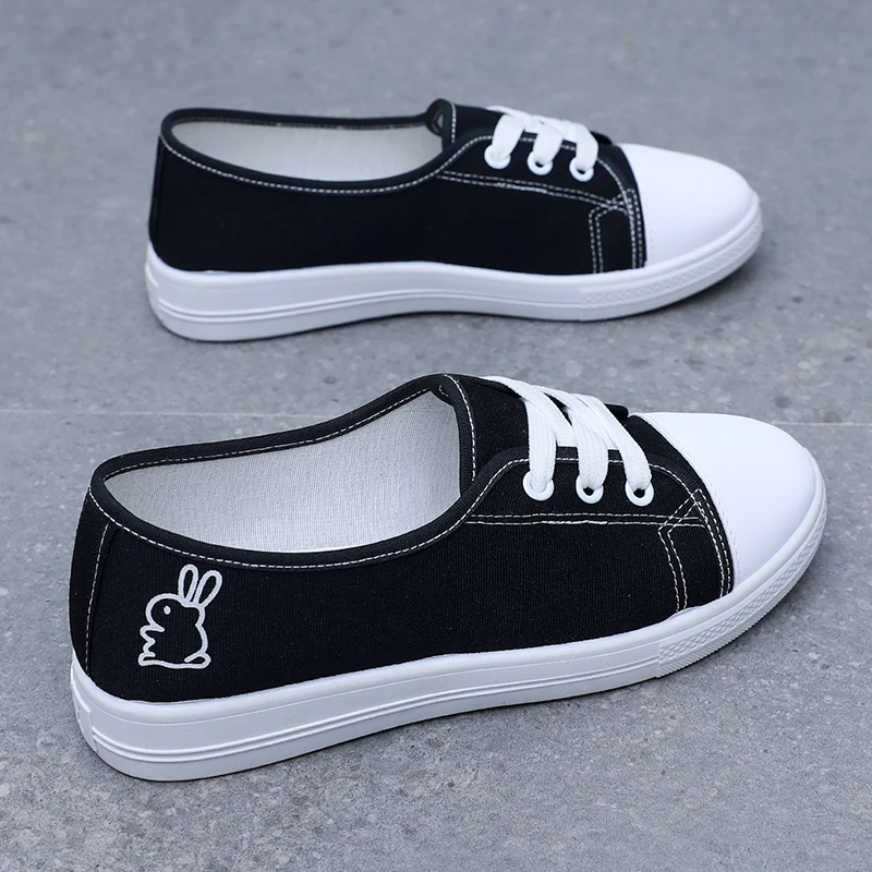 2025新款春夏鞋子女帆布鞋ins百搭潮流休闲老北京布鞋防滑板鞋女