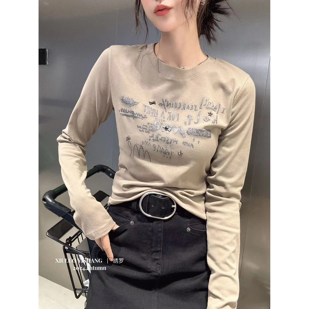 晶姐-12900欧货女装秋季简约韩版网红长T
