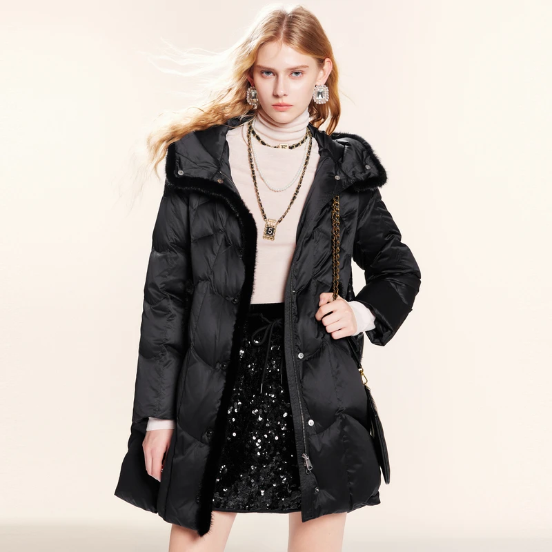 missCOCOON24中长款加厚鸭绒羽绒服0007