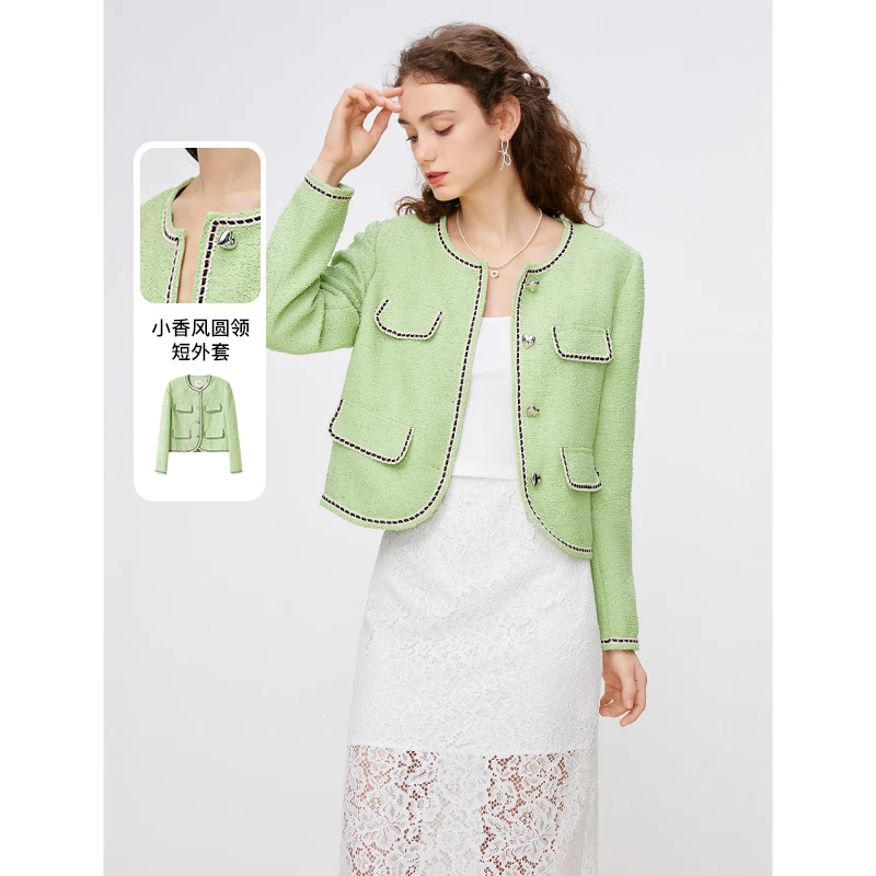 missCOCOON上衣女轻熟风短外套77989