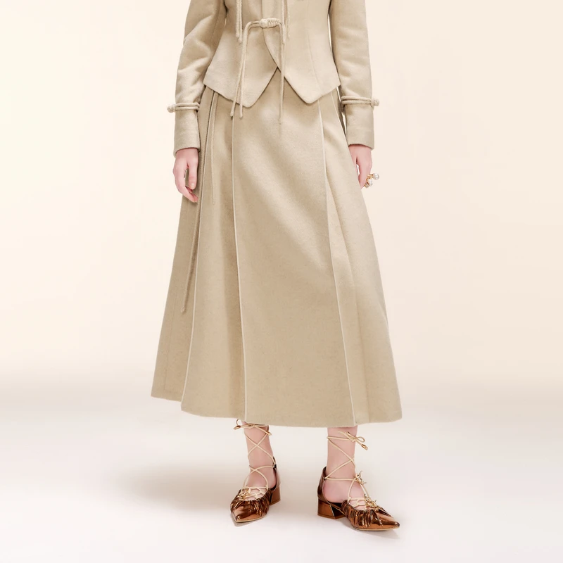 missCOCOON24冬绵羊毛新中式马面裙0049