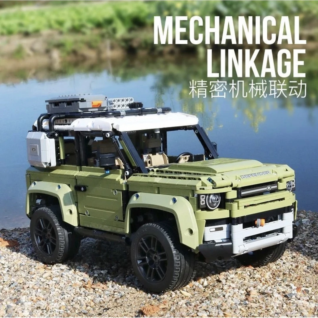 【1：8积木车】路虎卫士越野车巨型遥控模型高难度玩具男孩生日礼物