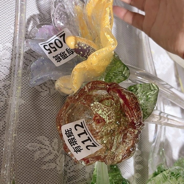 娟*2055瑕一对家悦美居花瓶摆件