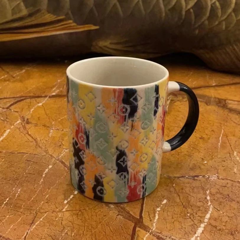 满38包邮 Luzerne正品彩色花令茶杯手工陶瓷手绘水杯杯碟