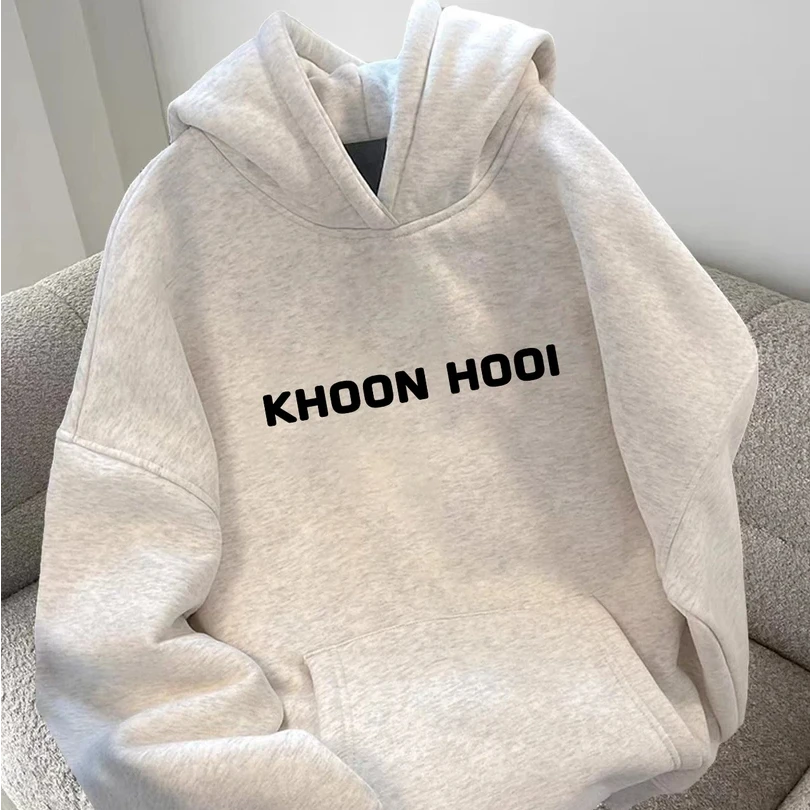 秋冬加绒加厚男士连帽服装卫衣男女2024爆款新款长袖上衣薄款外套