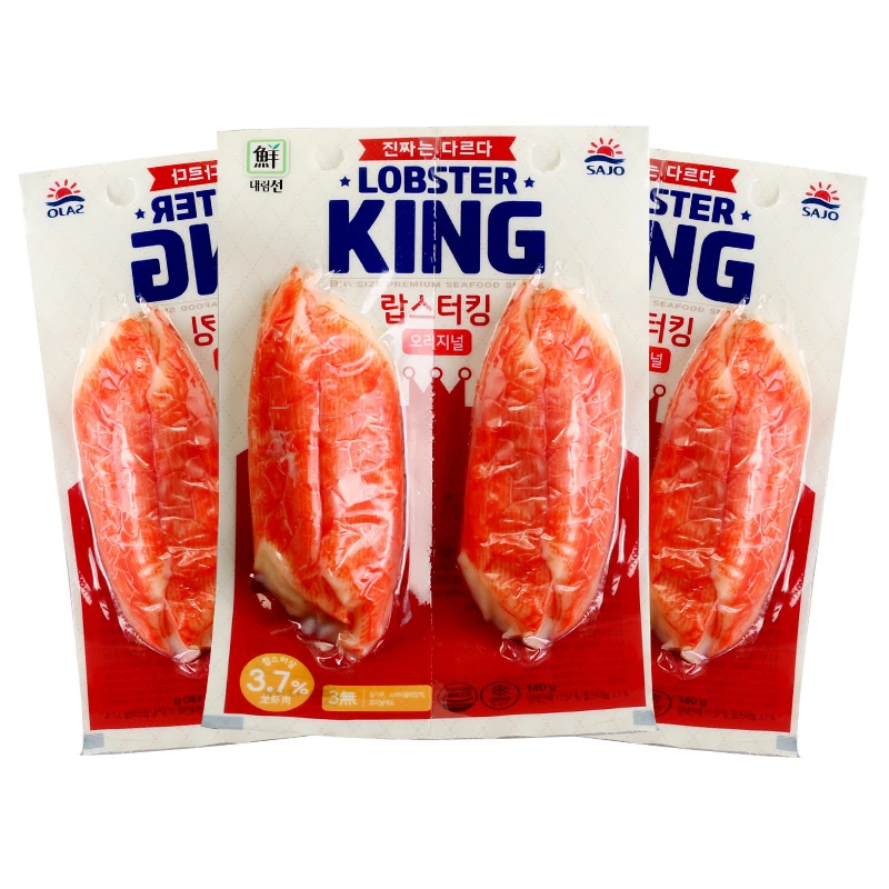 思潮大林韩国进口鳕鱼龙虾蟹肉棒手撕蟹柳