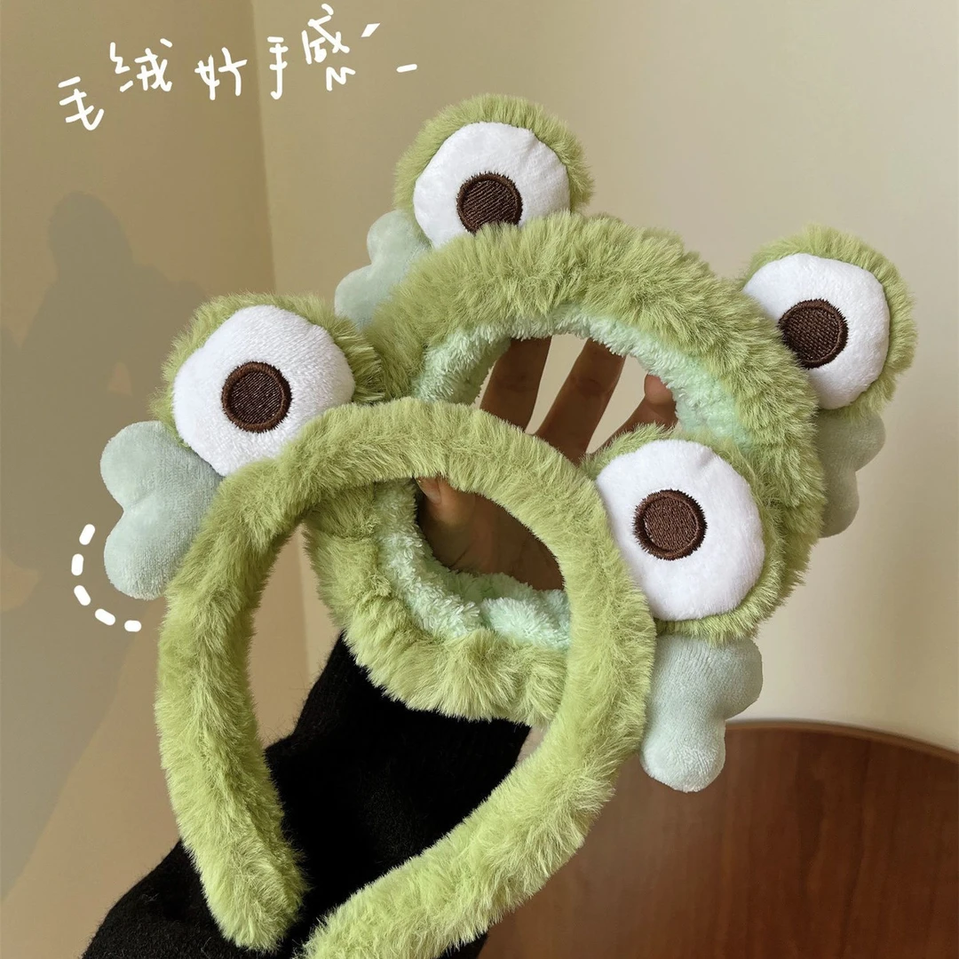 可爱发箍女绿色洗脸专用头箍发饰夏季束发带2025新款高级发捆发卡