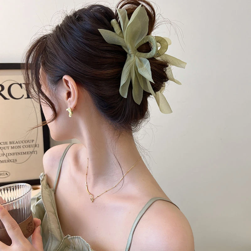 发夹女后脑勺2025新款春夏夹子头饰抓夹氛围感大号鲨鱼夹高级感