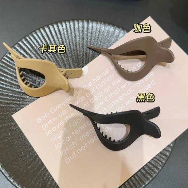 新款2025年韩国时尚鸭嘴夹百搭盘头发饰品后脑勺发卡一字夹头饰女