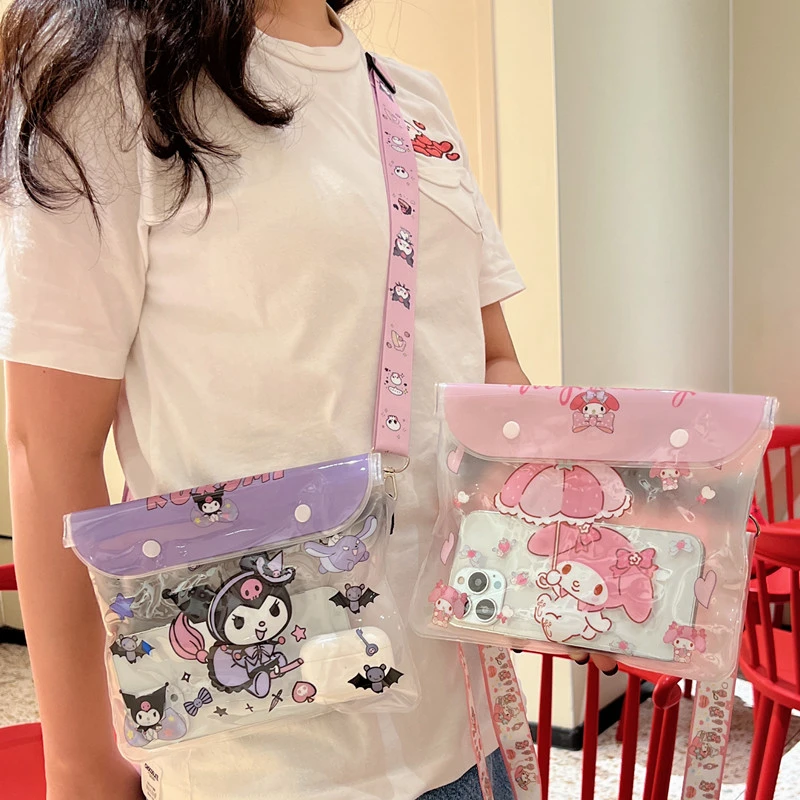 大号百搭手机防水袋通用手机套触屏透明腰包挎肩包游泳漂流收纳包