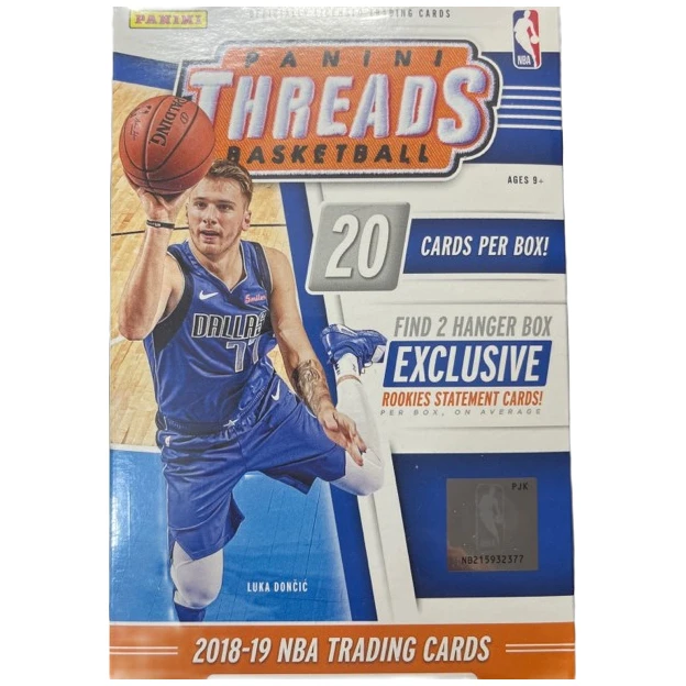 【拆盒】18-19 帕尼尼球星卡 THREADS 小背心 挂盒 一盒 原箱拆封