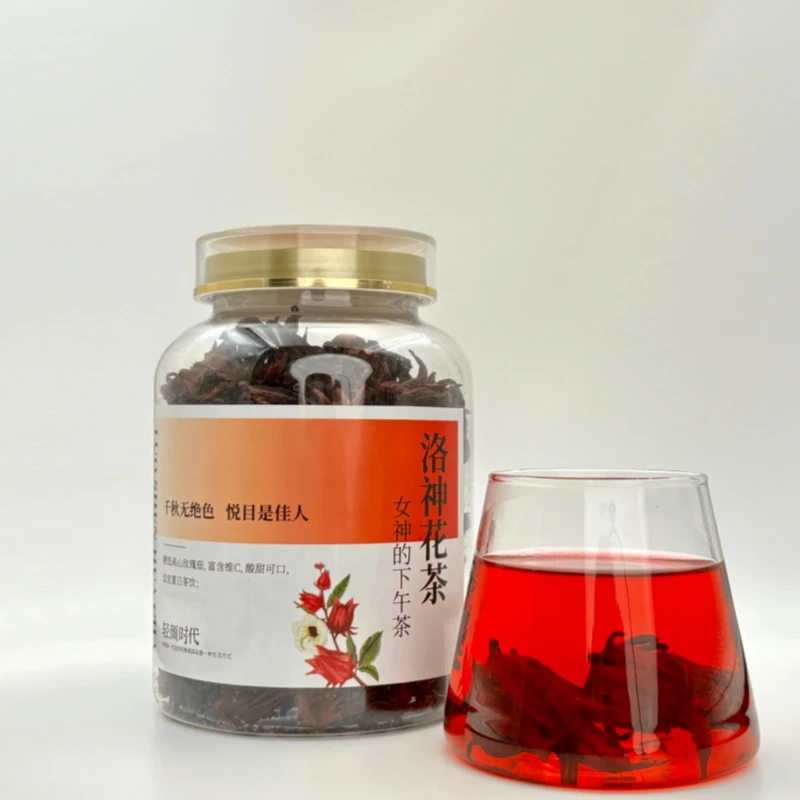 洛神花茶 云南特产富含维C女神茶 罐装花茶高山精选