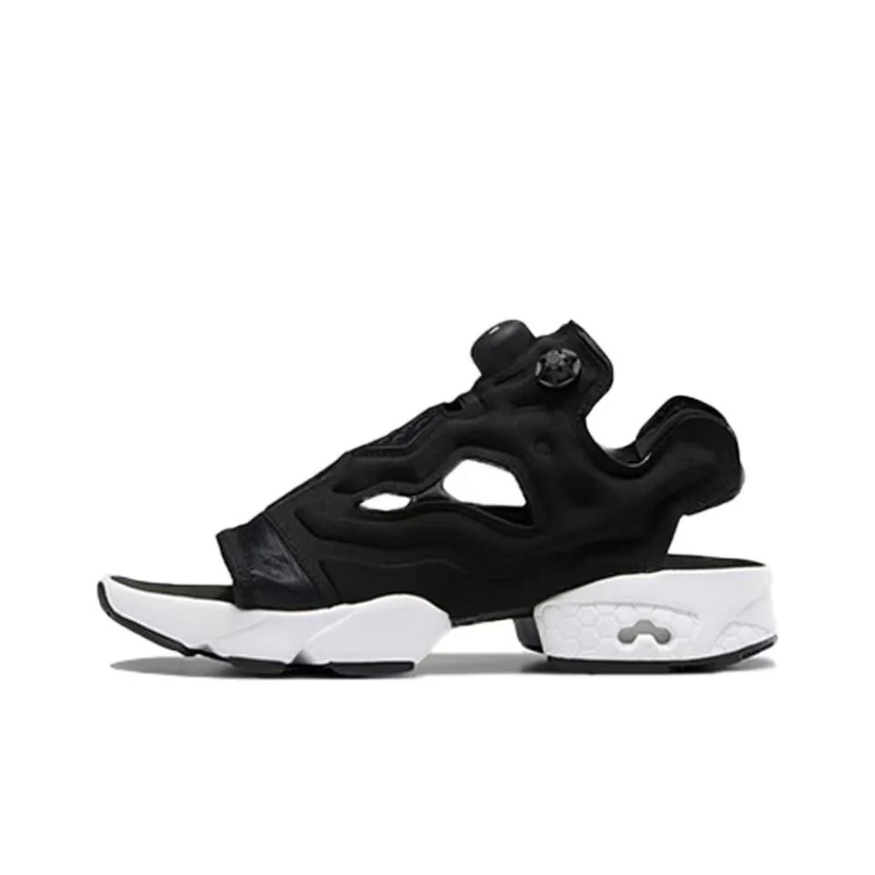 X119-Reebok Insta Pump Fury 沙滩凉鞋 女款 黑色