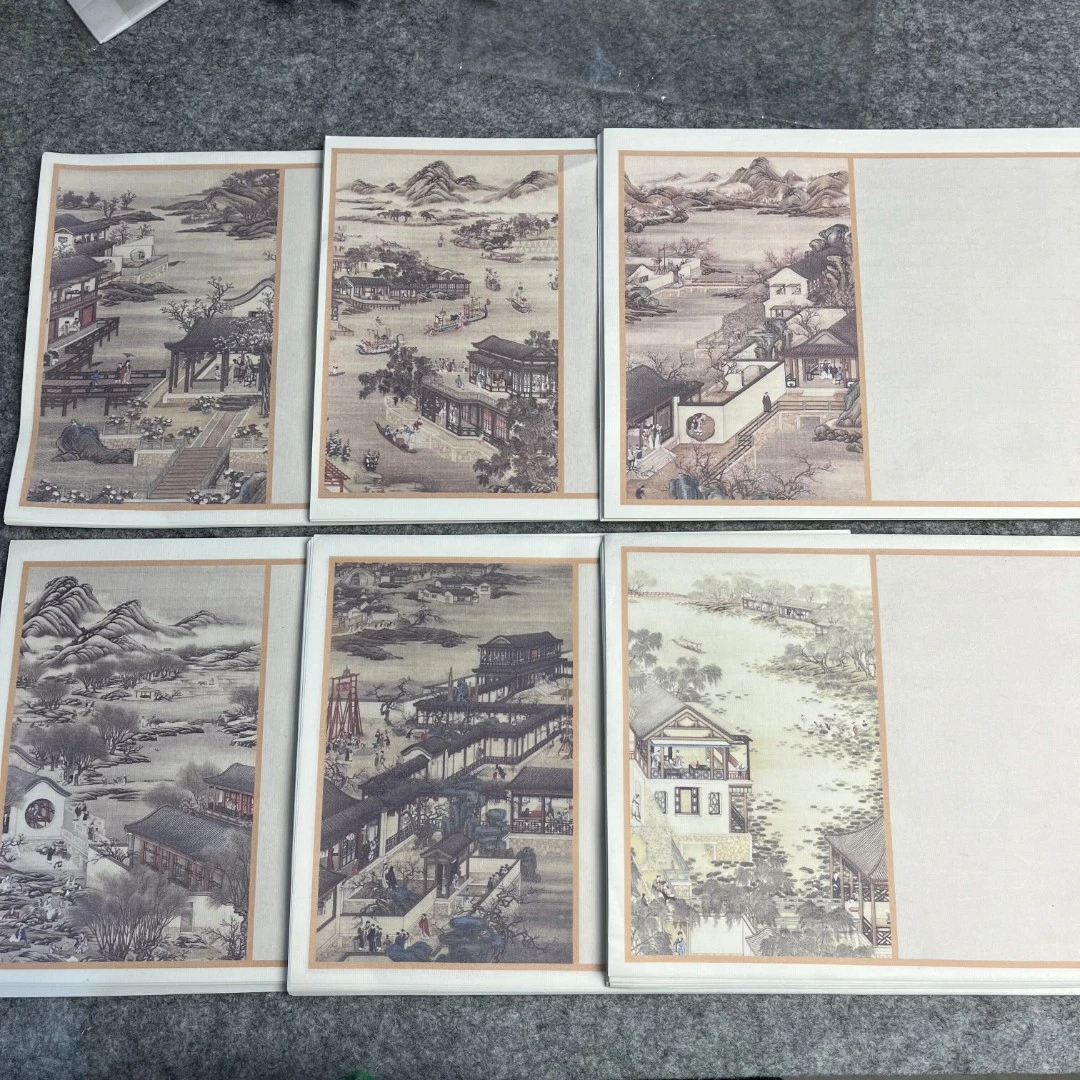 拍一发六【12月令图微喷作品纸】23×45cm 一包10张