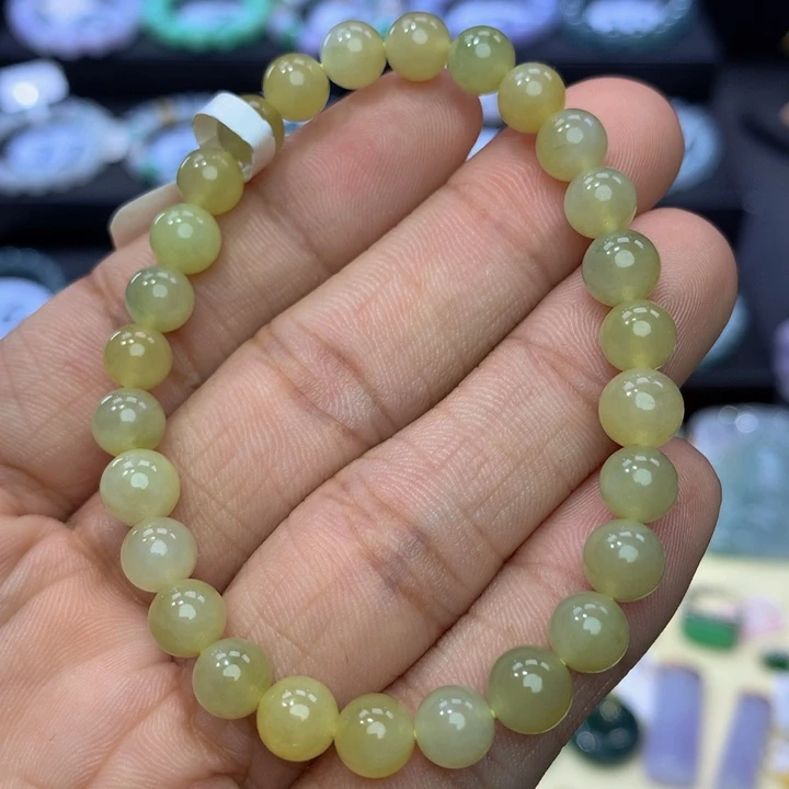 翡翠手链未镶嵌翡翠 6.9