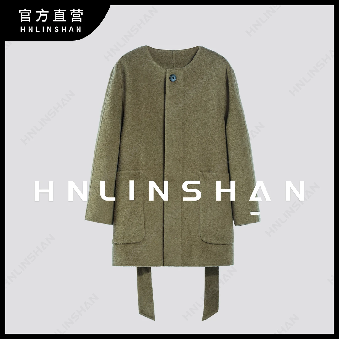 【清】【如梦令】宽松百搭静奢双面呢保暖系带大衣23415907