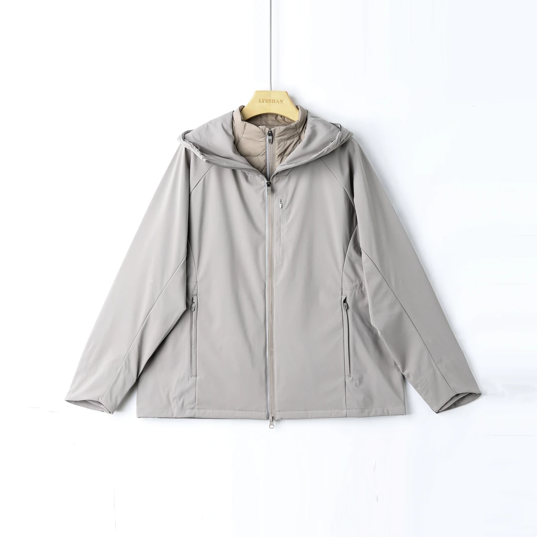 【假山南】廓形冲锋衣马甲ADK9001