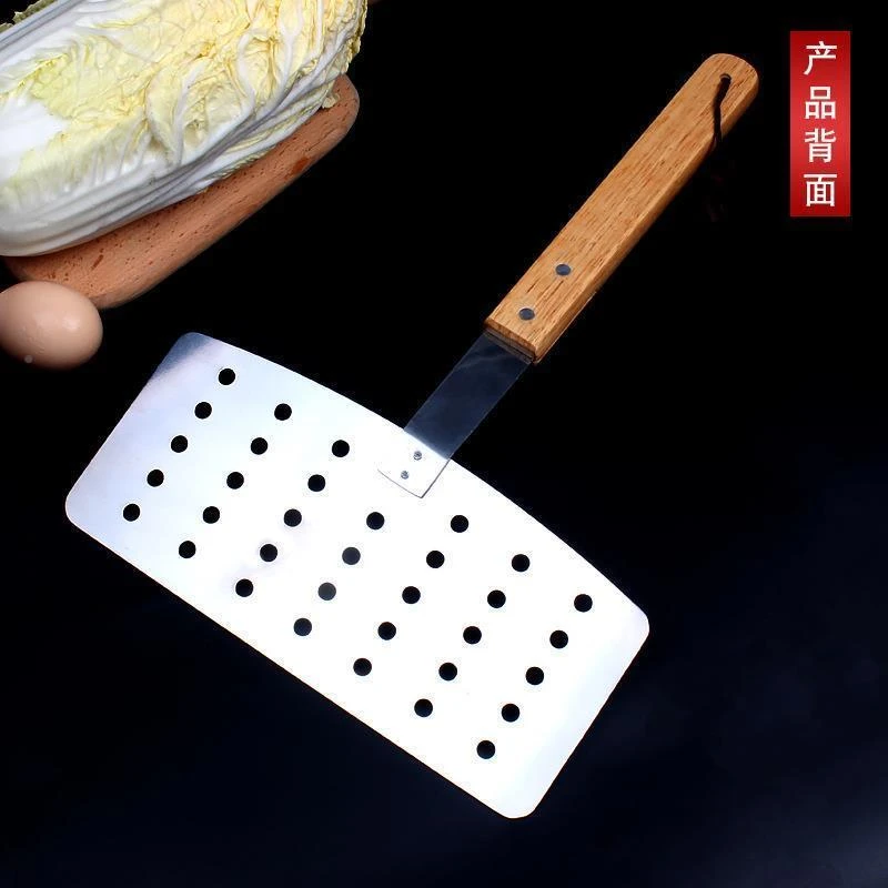 工厂现货420不锈钢加宽加厚煎鱼铲子翻鱼铲炸鱼家用厨具家用煎铲