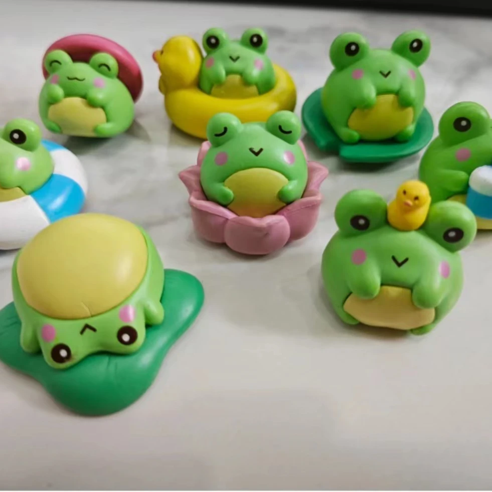 【许愿+对对碰】夏日俏皮青蛙diy树脂摆件