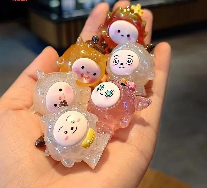 【对对碰】电镀小羊蛋仔diy树脂摆件