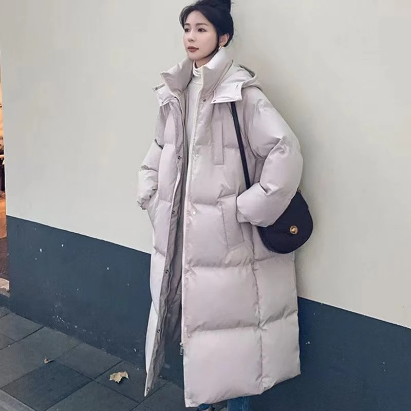 羽绒服羽绒服女中长款过膝2023新款羽绒羽绒衣加厚韩版宽羽绒服潮