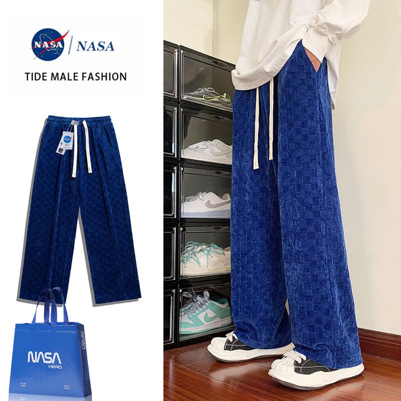 NASA ADIMEDAS【联名款】潮牌宽松春秋新款卫裤