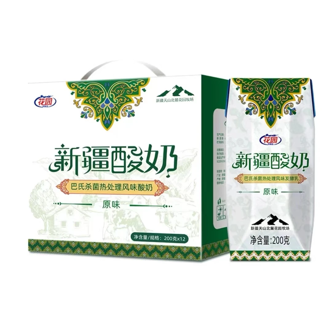 新疆花园酸奶/原味/巴氏杀菌发酵乳/