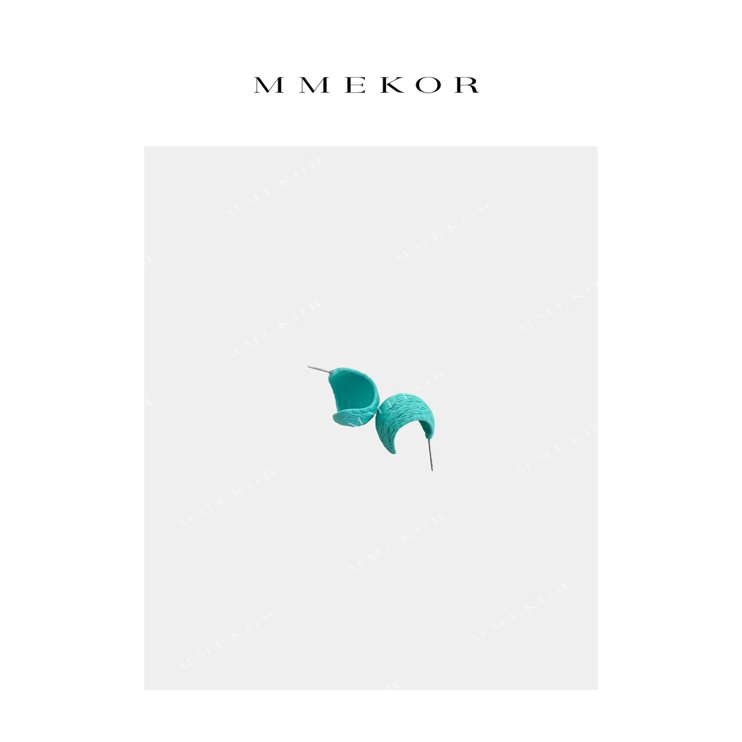 合金耳饰 MMEKOR“小彩豆”耳钉2025新款活力常青藤时髦耳饰25727