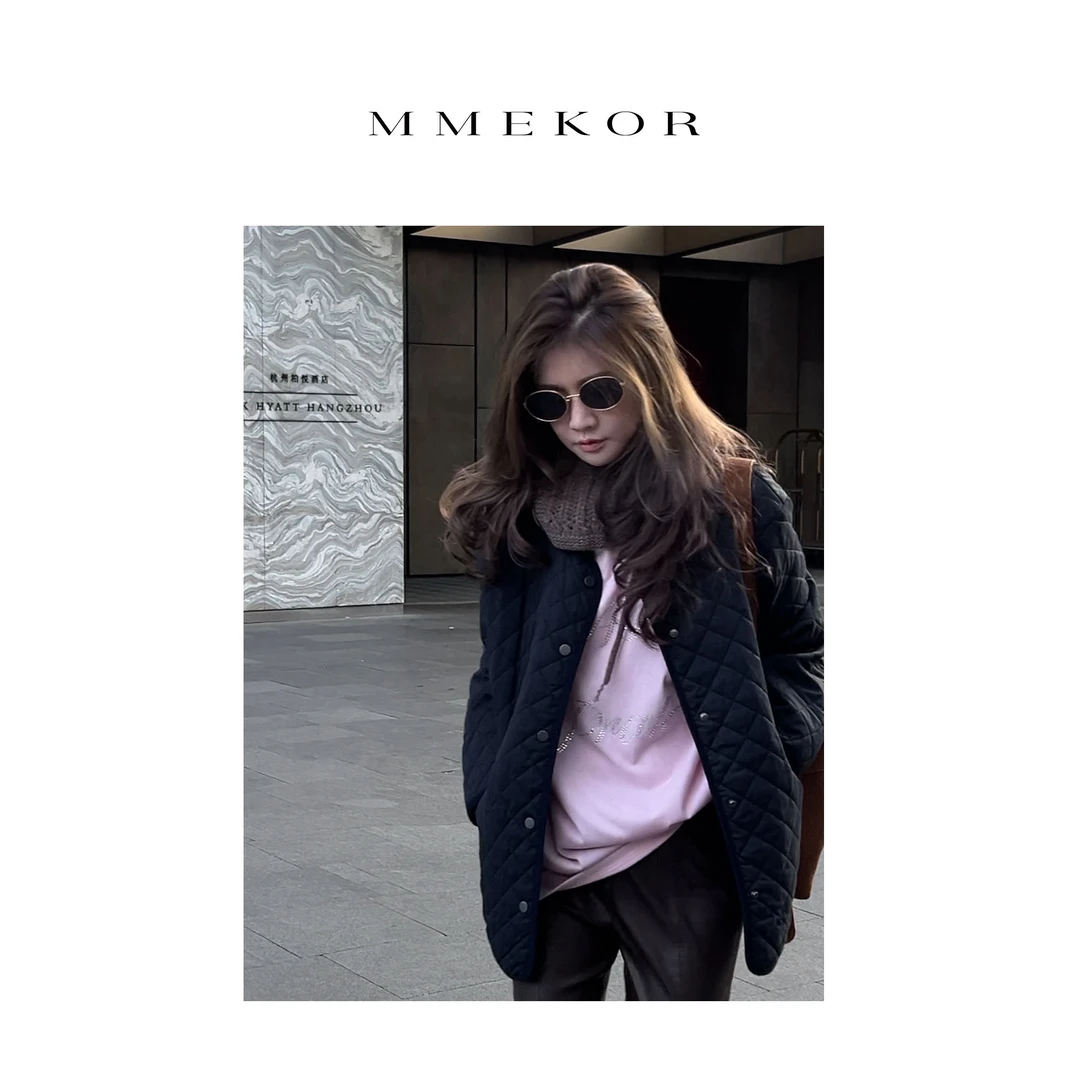 MMEKOR“特蕾莎夫人”棉服 2025新款智性通勤时尚外套 88653