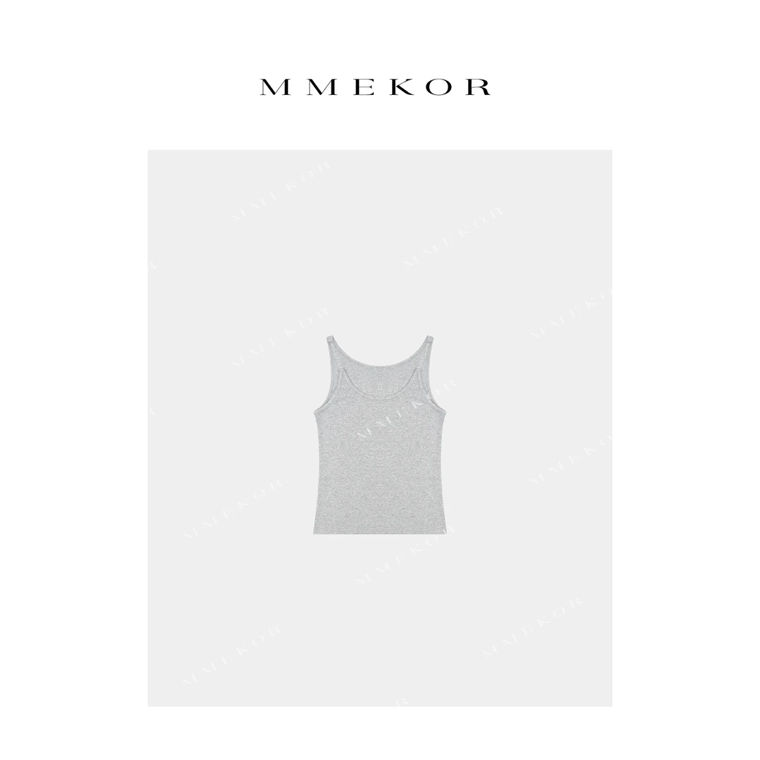 MMEKOR 小众设计隐形肩带吊带背心 86606     独特时尚百搭可外穿