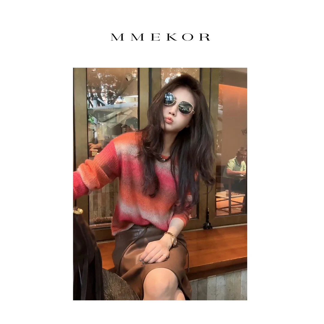 MMEKOR “梦幻毛衣”摩登街头软糯气质百搭上衣 88133