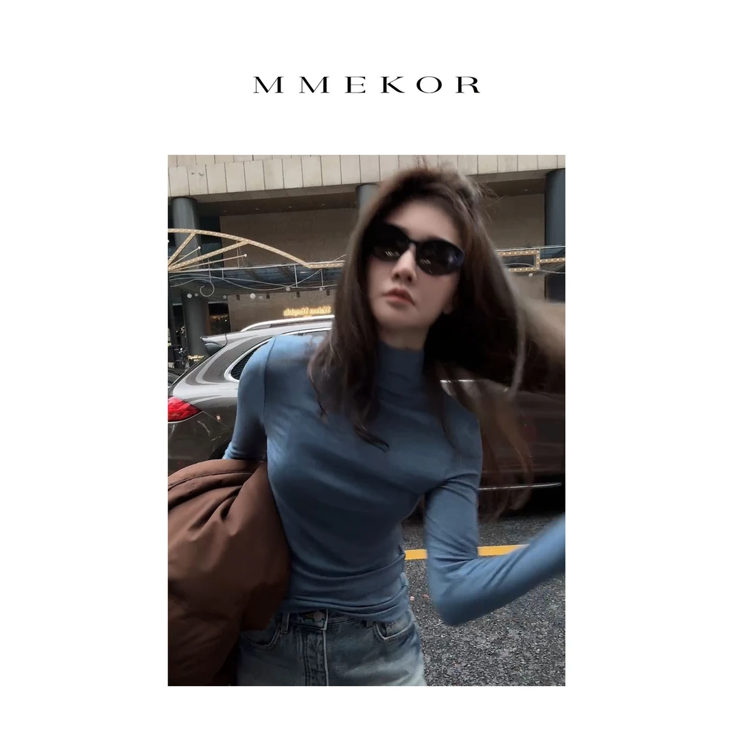 MMEKOR“云感打底”T恤 2025新款活力常青藤多巴胺长袖 89019