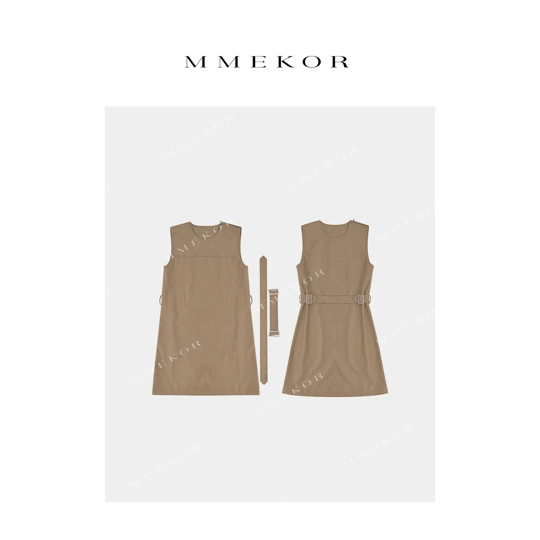 MMEKOR“凯瑟琳”连衣裙 返潮复古风无袖裙子 66972