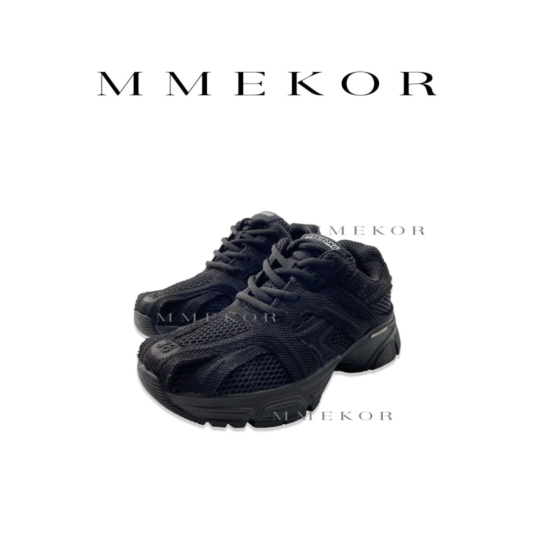 MMEKOR 韩版复古厚底休闲鞋 24907 韩系经典耐磨车轮款老爹鞋