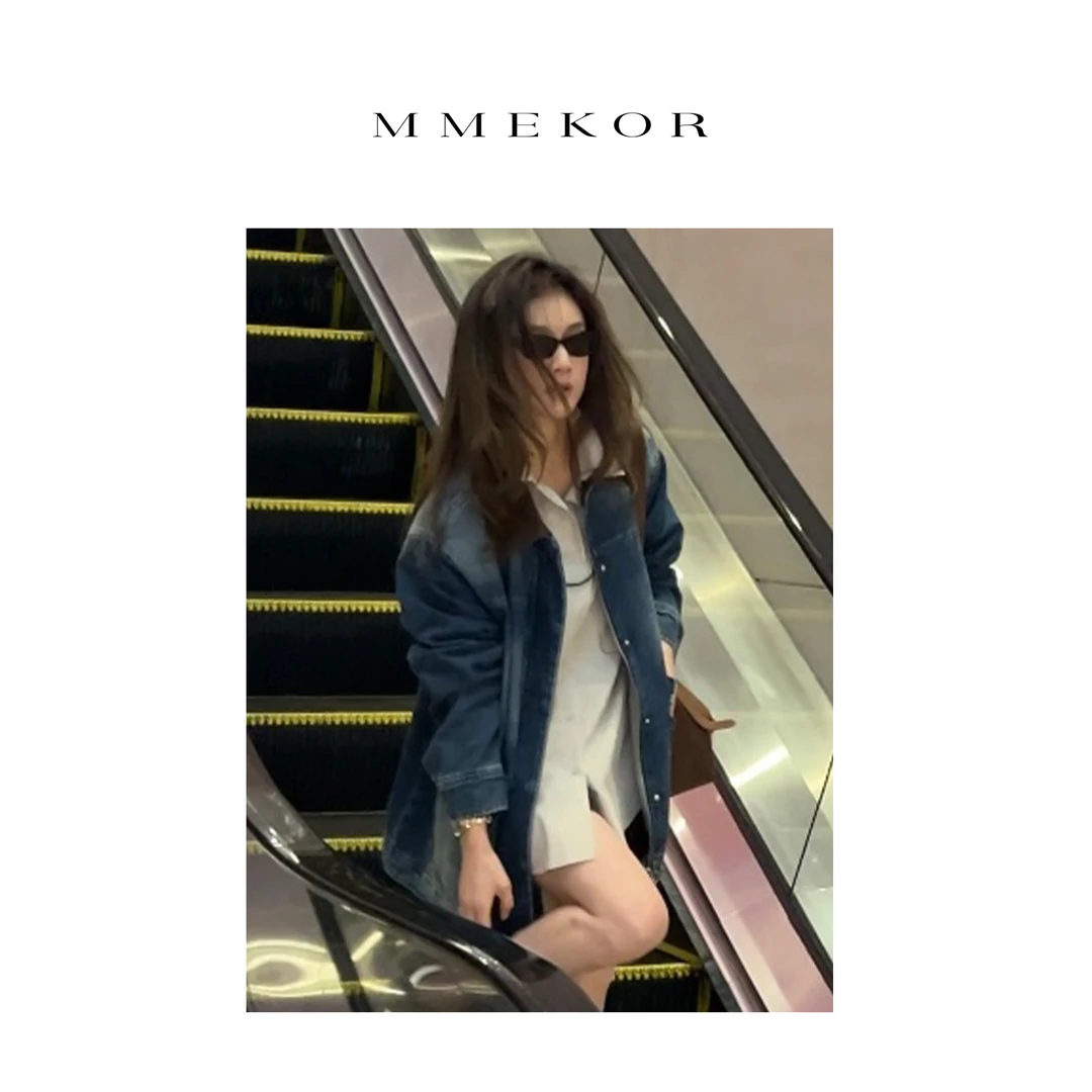 MMEKOR “男友牛仔”外套 雅痞少年复古上衣 88123